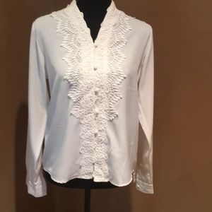 Women’s Vintage Petite Blouse - Size 6